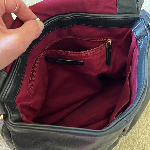 Marc by Marc Jacobs Vintage Midsize Black Pebbled Leather Satchel - Picture 4 of 7